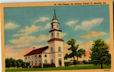 The Chapel, The Infantry School, Ft. Benning, Georgia postcard | eBay