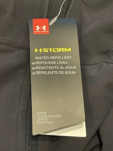 Under Armour Womens UA Challenger II Storm Shell Full Zip Jacket Black Hooded S - Picture 3 of 5