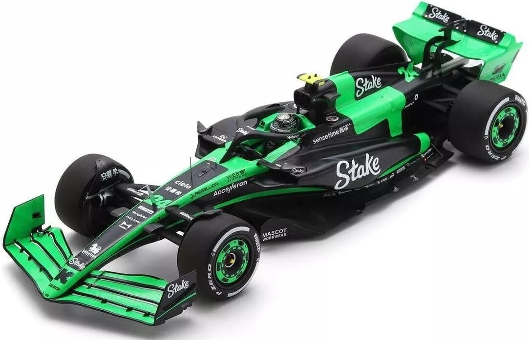 ミニカー Sauber C44 Stake F1 Team KICK 2024 Stake F1 Team Kick Sauber C44 No.24 TBC 2024 Zhou Guanyu in