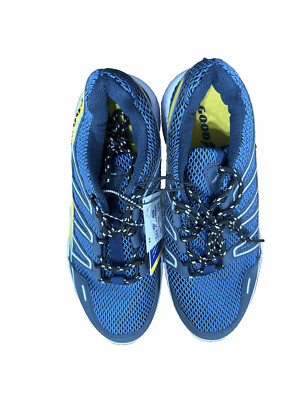 Goodyear Boys Shoes Evader-K Sneakers Youth Size 5 Color Blue & Black & Yellow