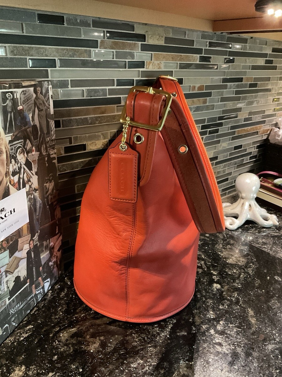 Coach Limited Ed. Legacy XL Glovetanned Leather Bucket Duffle Bag