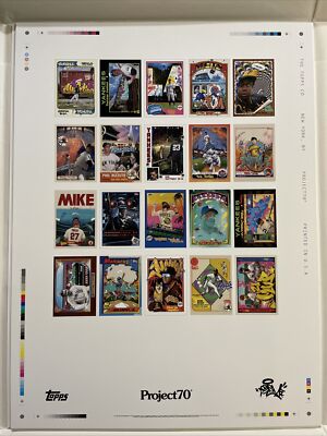 Topps Project 70 CES Gold Stamped Limited Ed. 18X24 Poster