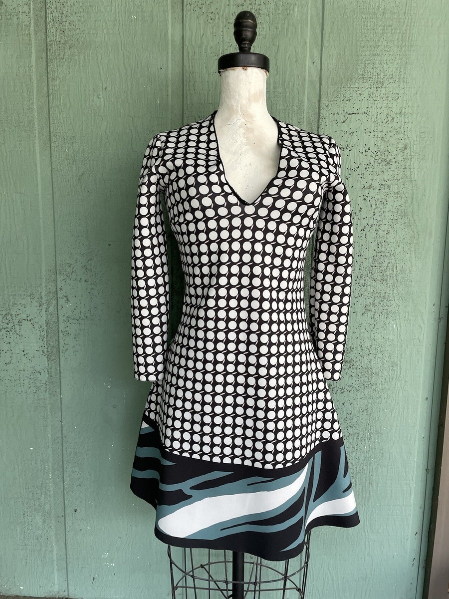 PATRIZIA PEPE DRESS SZ 42 M MADE IN ITALY SPRING!! L@@K! UK