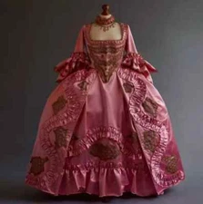 18th Century Wedding Dresses Rococo Baroque Dress Ball Gown Costume Fancy