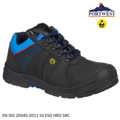 PORTWEST Compositelite Protector Sicherheitsstiefel S3 ESD Trainer Composite Sicherheit Gr.