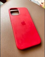 Apple Silicone Case with MagSafe for iPhone 12/12 Pro - Red Apple Silicone Case with MagSafe for iPhone 12/12 Pro - Red
