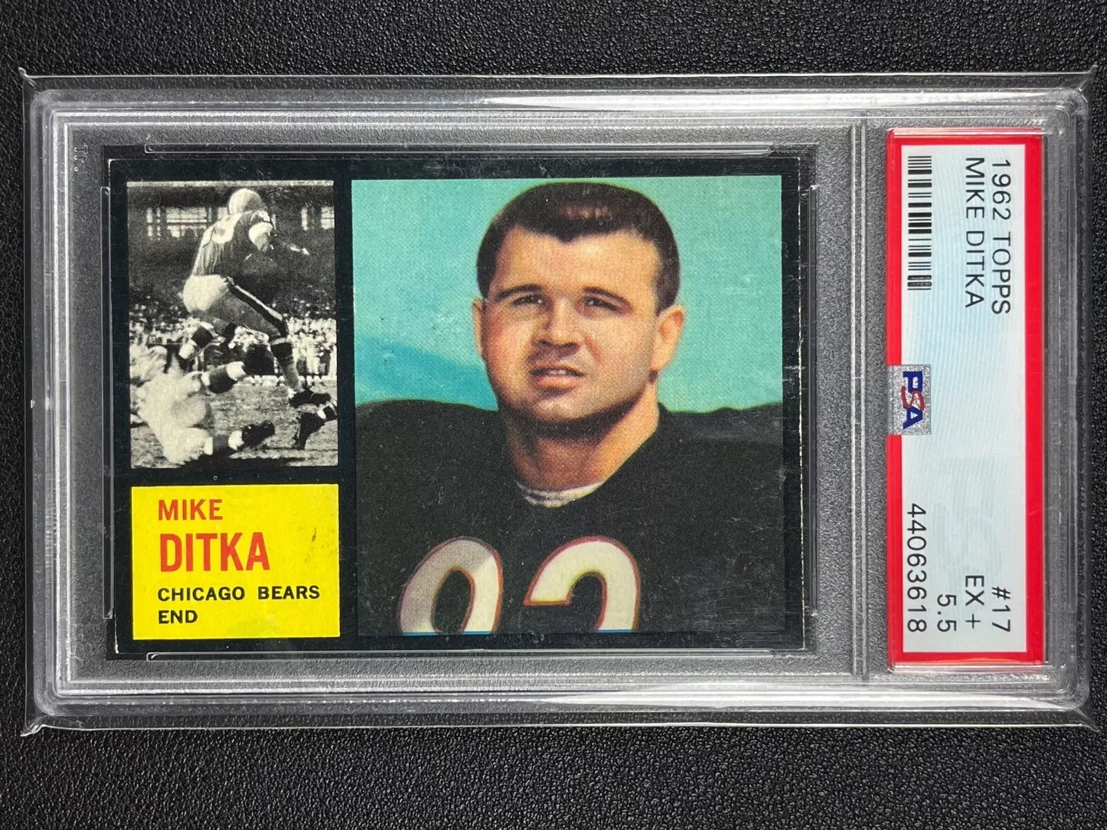Mike Ditka trading card