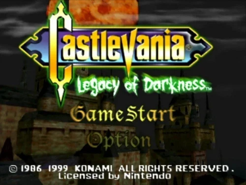 Legacy Of Darkness Game,  For Nintendo 64 N64 US Version