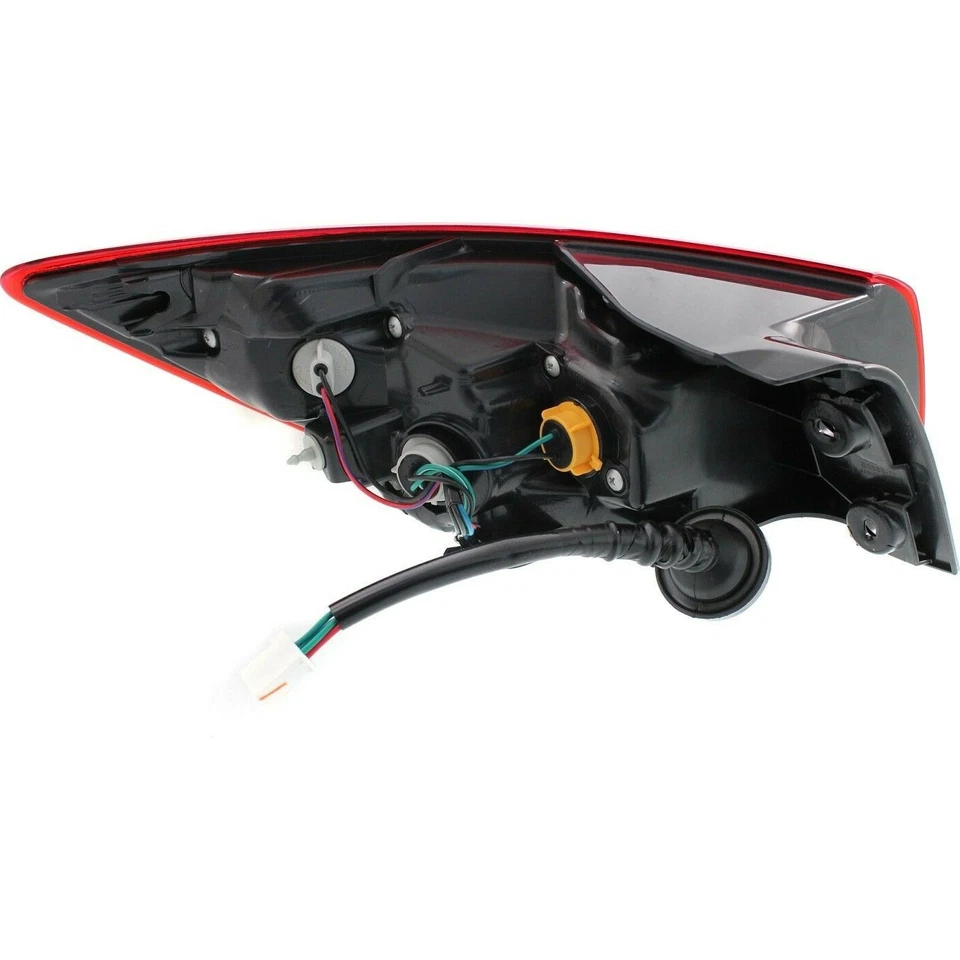 Conjunto de lanterna traseira direita do passageiro tipo lâmpada compatível com 2016 2019 Mazda CX-3 - Imagem 2 de 3