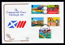 GB 1986 COMM GAMES  FDC  COTSWOLD COVERS        VERY FINE!!!!