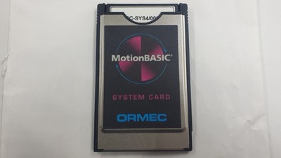 ORMEC PCC-SYS4/0006 MotionBASIC System Card PCMCIA ORION 50_0.1_5