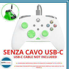 Turtle Beach Rematch Core Bianco/Verde - Gamepad per Xbox e PC - NO CAVO USB-C