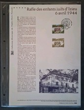 Document Philatélique 2014 Rafle Des Enfants Juifs D'Izieu 6 Avril 1944