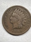 1888 1C Indian Penny Cent  BN Actual Coin Solid Pricing Fine