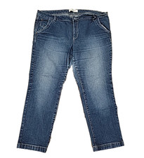 Canyon River Blues Women's Skinny Jeans 18 Blue Faded Low Rise Stretch Denim..
