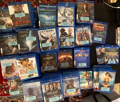 LARGE lot of  blu ray discs.  $3 each-buy more save more-Various titles