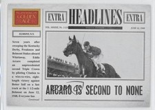 2012 Panini Golden Age Headlines Eddie Arcaro #11 0f3