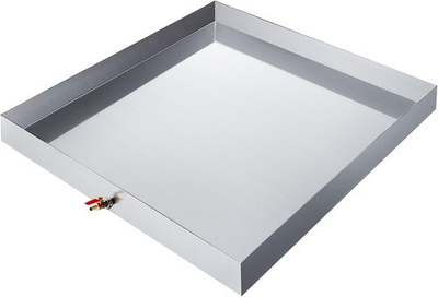 #ad #ad 32quot;x32quot; Washing Machine Pan Stainless Steel Drip Drain Restaurant Washer Machine $95.99