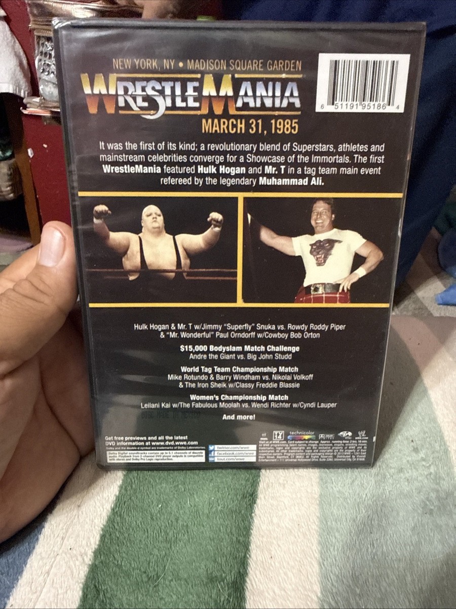 WWF - WrestleMania 1 (DVD, 2013) for sale online | eBay