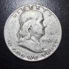 1951 Franklin Half Dollar | 90% Silver | No Mint Mark (Philadelphia) | Circulate