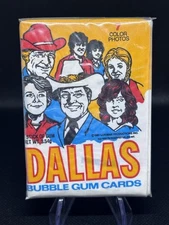 1981 Donruss DALLAS The TV Show Trading Card Complete Set 112 Cards + Wrapper