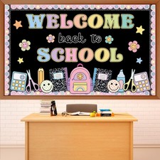 Composition Notebook Classroom Decor Welcome Back to School Bulletin Board Se...