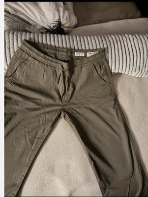 Review Stretch Chino Hose Mit Kurtelzug Größe S   ..Olive Farbe