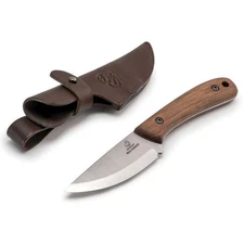 BeaverCraft Wild Harvest Bushcraft Knife 3.5" Carbon Steel with Sheath