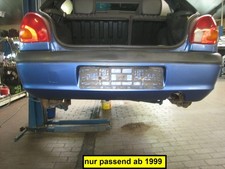 Stoßstange / Stossfänger Hinten Ford Fiesta Jbs/jas Farbe Blau-met A9 Limousine