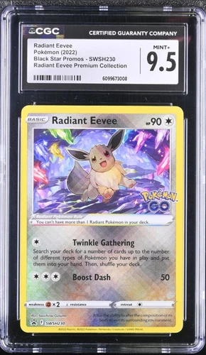 RADIANT EEVEE Sword & Shield Promo #SWSH230 CGC 9.5 Pokemon