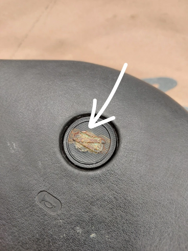 JDM Nissan Fairlady Z Z32 300ZX Leather Steering Wheel Genuine 90-96 - Image 2 of 4