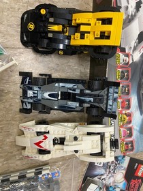 RARE LEGO Lot  Speed Racers Sets 8161 /8159/ 8160 w/ extra PRELOVED!