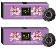 Maja Ciruelo Plum Blossom Soap Set (3 X 3.5 Oz./100g) Total of 6 soaps