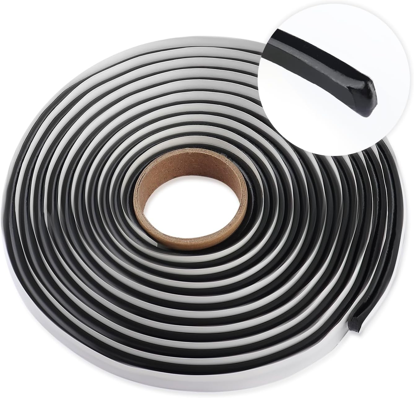 13Ft Car Headlight Sealant Butyl Tape,Waterproof Sealant Caulking Tape Av