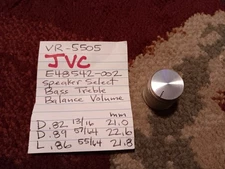 📈JVC E48542-002 TONE VOLUME BALANCE SPEAKERS KNOB⚡️VR-5505 STEREO RECEIVER