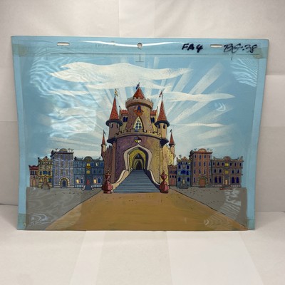 FAT ALBERT animation Cel background production art TV  cartoon opening BG-38