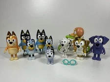Bluey and Friends Family Figures Lot Mixed Play Set Character Toys