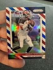 2018 Panini Prizm #13 Jameis Winston Prizm Red White and Blue