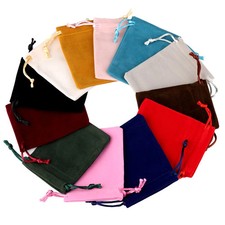 10Pcs Velvet Drawstring Gift Bags Jewelry Packaging Wedding Pouches