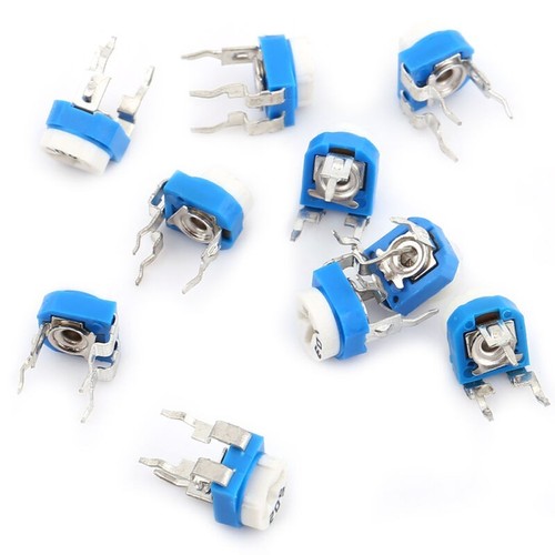 100 Stck. Trimmer 500 Ohm-1 Mohm Film Variabler Widerstand Elektrischer Trimpot - Bild 4 von 12