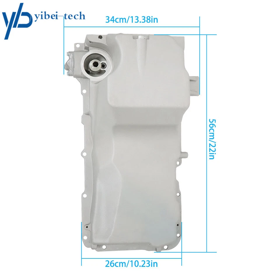 Bandeja de aceite de motor para GMC Sierra/Chevrolet Silverado 1500 2500 3500 4,8 L/5,3 L/6,0 L Foto 3 de 4