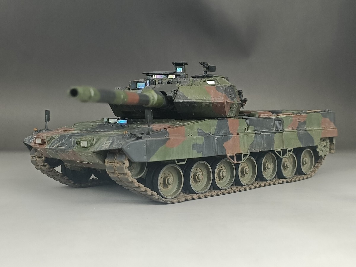 1/35 Built Modern German Leopard 2A6 EX Main Battle Tank Model | eBay