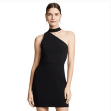 Alice and Olivia Skyla One Shoulder mini  Dress 0