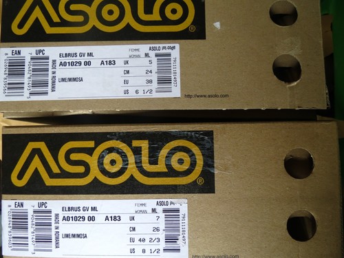 ASOLO Elbrus GV ML Limette - Damen Bergsteigen Trekking Wanderstiefel £249 - Bild 3 von 7