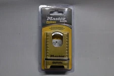 Master Lock 1177D Shrouded Brass ProSeries Resettable Combination Padlock