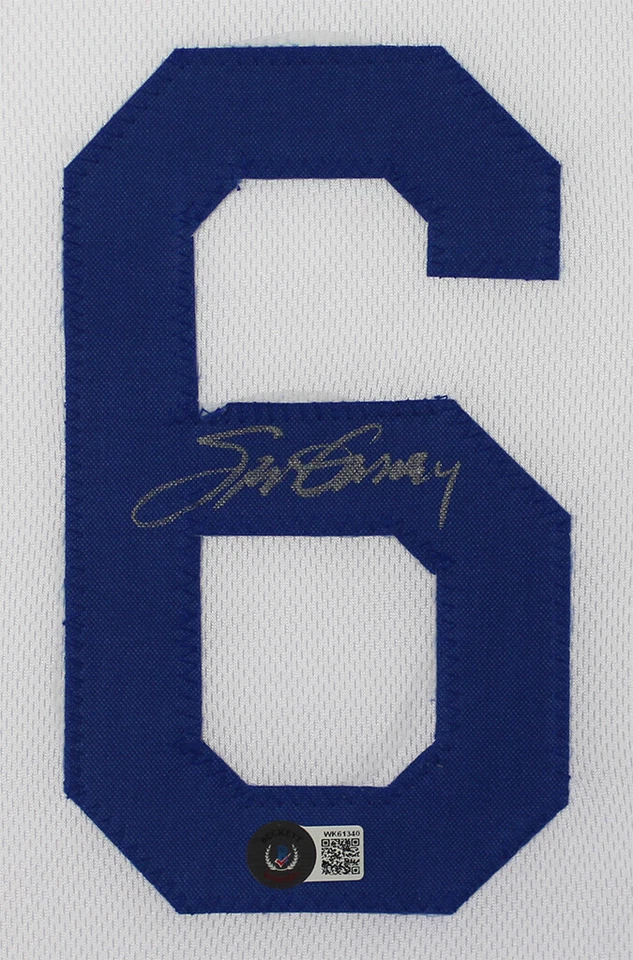 Steve Garvey Autographed and Framed White Los Angeles Jersey Auto Beckett COA - Image 2 of 4