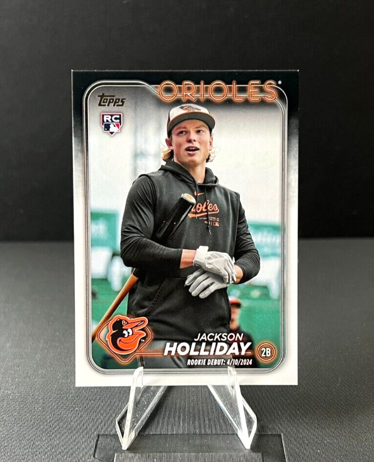 Jackson Holliday 2024 Topps Update #US97 Golden Mirror Image Variations RC