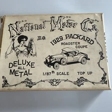 HO National Motor Co. 1929 Packard Roadster Coupe Kit