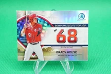 2023 Bowman Scouts Top 100 #BTP-68 Brady House Washington Nationals SR1
