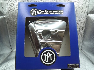 Performance Machine PM VICTORY SCALLOP CHROME IGNITION COVER 0216-2004-CH NEW